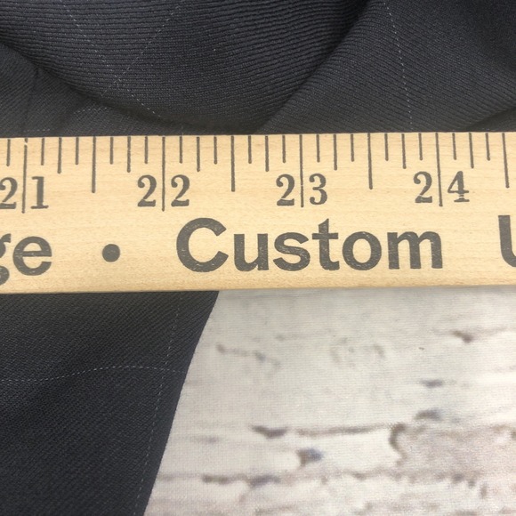 Jos. A. Bank Mens Blazer Box Plaid Black 2 Button Wool & Cashmere Blend 42R - Picture 14 of 16